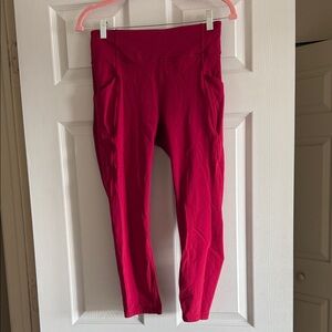 lululemon athletica Red Leggings